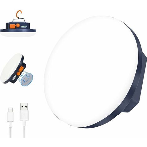 Portable Camping Antenna 7600mAh Power Bank, 2000LM Rechargeable Tent Light, IP65 Waterproof LED Lamp for Camping, Work, Hunting, Fishing, Hiking, Emergencies, and Breakdowns (1/5)