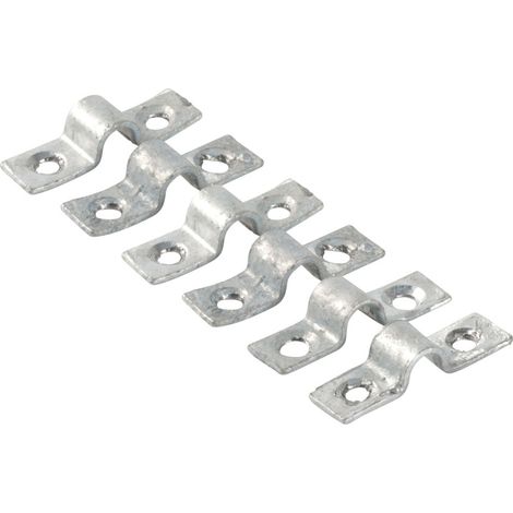Plus Bügelbeschlag zum Stahlspalier verzinkt 6 Stück (1/2)