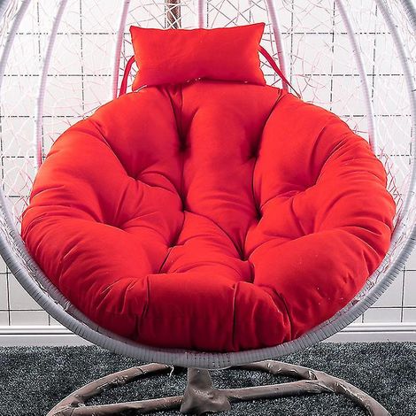 Coussin de hamac moelleux pour chaise suspendue, assise rembourrée confortable, housse pour balançoire de jardin, intérieur et extérieur, coussin de siège épais (1/4)