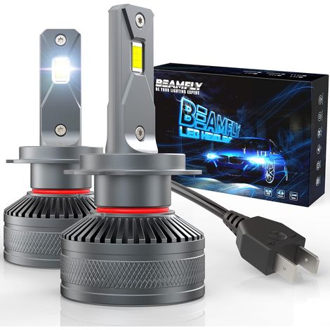 H7 LED Bulbs 36000LM Car Headlights 110W 12V 6000K White (1/5)