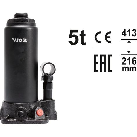 Yato YT-17002 cric idraulico e cavalletto per veicoli