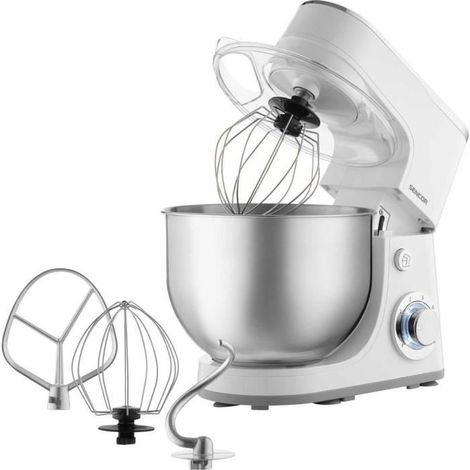 Sencor STM 3630WH Küchenmaschine weiß 5,5 L Edelstahlschüssel (1/5)