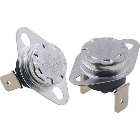 Interrupteur de température KSD301 - 1 pièce - Cuivre - Réarmement manuel - Appareils électroménager BLU-RAY INTERACTIF - BLU-RAY E (1/5)