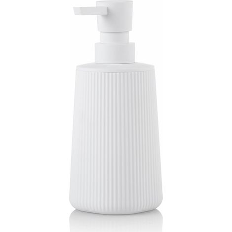 1 Distributeur de savon, plastique ABS, pompe efficace, 250 ml, pour salle de bain et cuisine