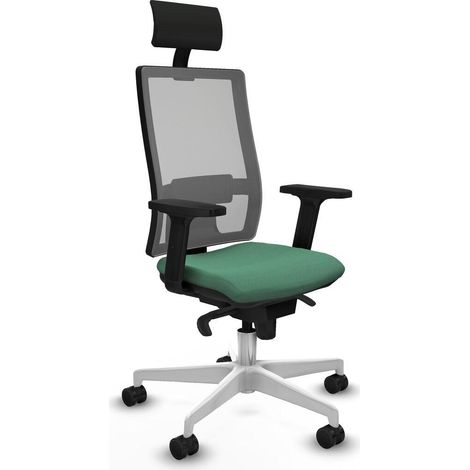 Piqueras et Crespo 2D026N1 Chaise de bureau vert émeraude (1/3)