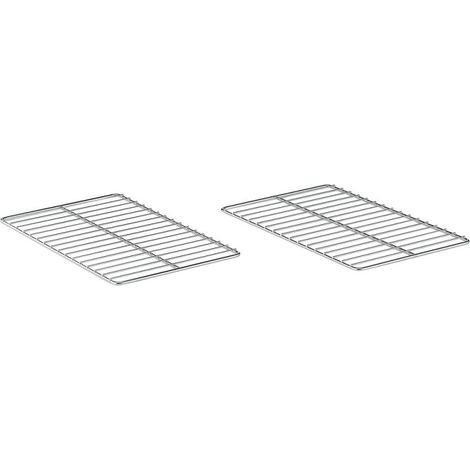 Kit 2 grilles GN 1/1 inox aisi 304 - Diamond