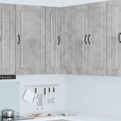 Küchenschrank Kalmar Beton Grau 57 x 57 x 100 cm Holzwerkstoff