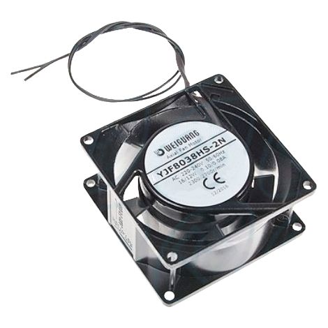 Motoventilador enfriador tapas 80x80x38mm 14W 220V