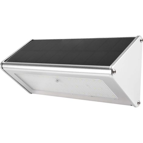 Lampe solaire d'extérieur pour jardin, éclairage étanche, applique murale haute luminosité à induction radar, lumière blanche. (1/5)