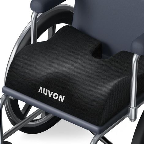 Rutschfeste Rollstuhlkissen mit vorne hohem, hinten niedrigem und gewölbtem Design, ergonomisches Sitzkissen zur Optimierung der Sitzhaltung, Stuhlkissen (1/5)