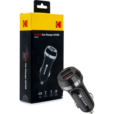 KODAK 12-24 V Quick Charge 3.0 USB-Autoladegerät (1/4)