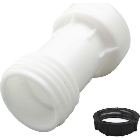 Raccords de tuyauterie d'extension pour conteneurs IBC de 1 tonne avec connexion à filetage grossier pour une utilisation rapide. (1/5)
