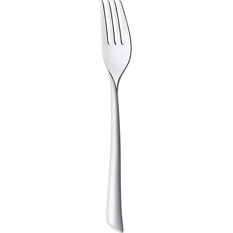 fourchette de table 20,5 cm, acier inoxydable, partiellement mat, résistant aux rayures, va au lave-vaisselle (1/4)