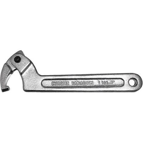 C-förmiger Steckschlüssel, verstellbarer Seitenschlüssel YYBS-01 (Vierkantkopf, 1 1/4-3 Zoll (32-76 mm))