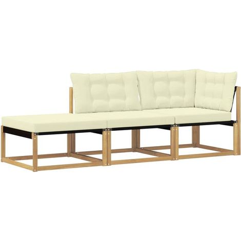 Canapé d'angle blanc, dimensions : 241,5 x 83 x 73 cm (1/5)
