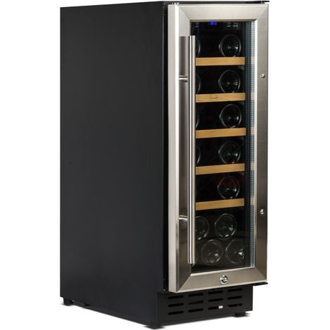 Cave à vin 20 bouteilles - Inox - Vinobox (1/5)