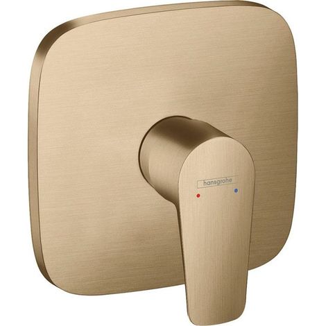 Set de finition pour mitigeur douche encastré bronze brossé Talis E