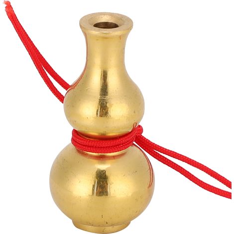 Gourde en laiton, statuette de style chinois, décoration Feng Shui naturelle pour attirer la chance et la maison (1/5)