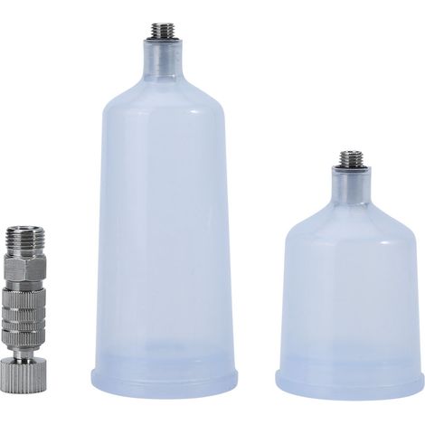 Kit aérographe JP-131T à alimentation par gravité, double action, commande de peinture à l'air et godet grande capacité (1/5)