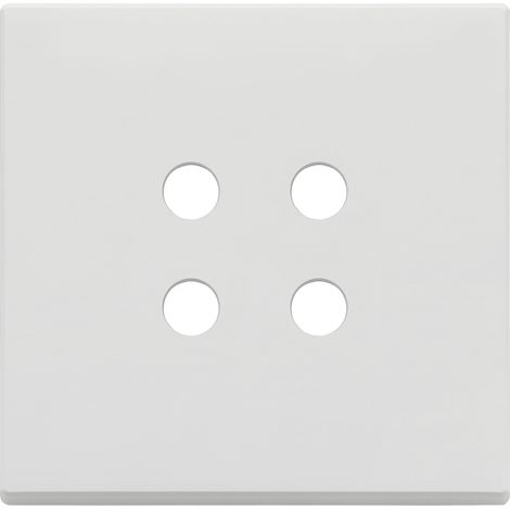 VIMAR - 22692.RN.01 Plaque ronde 2Mx4, blanc mat
