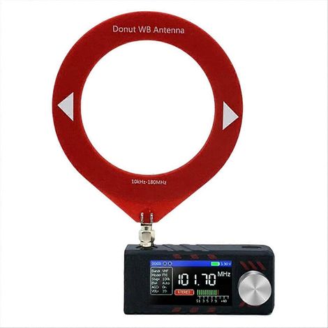 SI4732 Full Band Radio ATS Mini PRO 0.5-108mhz LSB USB AM FM FM/AM ESP-32-S3 Radio HF SW MW VHF Radio avec Antenne (1/5)