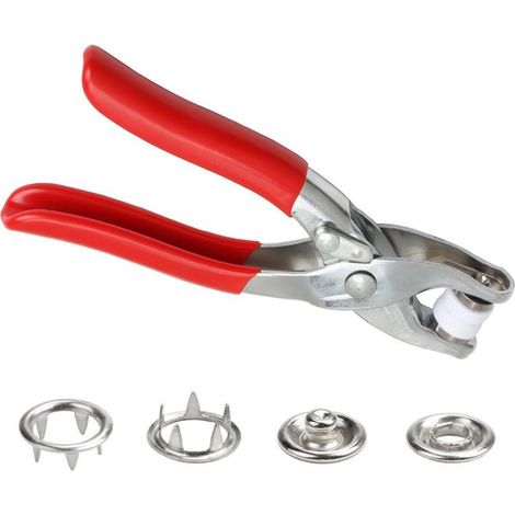 Lot de 200 perforatrices à œillets en métal et Pince perforatrice pour Ceintures, Chaussures, cahiers, Affiches, Feuilles de Jardin (1/5)