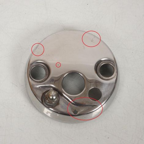 [GEBRAUCHT] Hinteres verchromtes Tachogehäuse original für Motorrad Honda 350 (1/4)