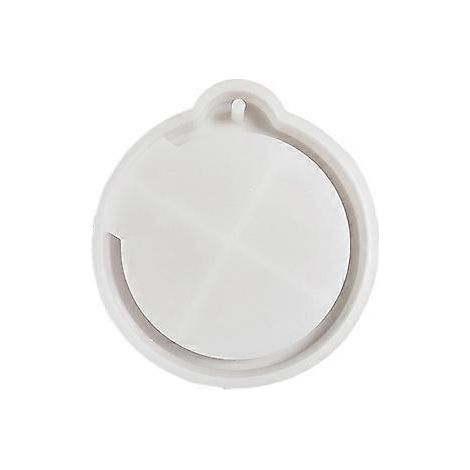 Moule en silicone à démoulage facile, forme ronde, pour pendentifs de Noël, idéal pour la décoration intérieure et la création de pendentifs (S0135) (1/5)