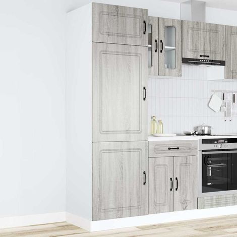 vidaXL Kitchen Cupboard "Kalmar" Grey Sonoma Engineered Wood (1/5)