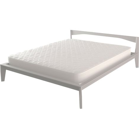 Coprimaterasso Impermeabile Matrimoniale in Poliestere 120 gr/mq Safe  Bianco