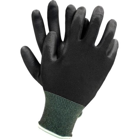 Polyesterhandschuhe, beschichtet mit Polyurethan RTEPO 8, PP-005 - 12 Paar - REK RTEPOC8