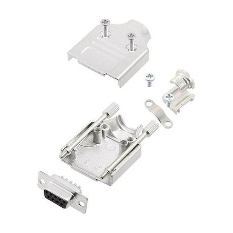 AMPHENOL L17MHDM09+L77SDE09S KIT EMBASE SUB-D FEMELLE 180 ° NOMBRE DE PÔLES (NUM): 9 FÛT À SOUDER 1 PC(S)