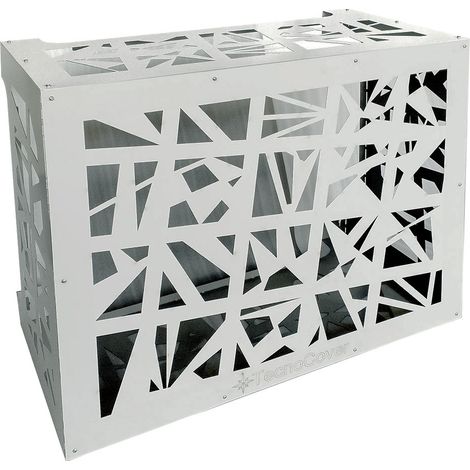 Copertura unità esterna climatizzatore grigio 86x44x68 cm. condizionatore