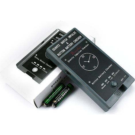 Testeur de Piles Bouton et Mouvement Quartz avec Fonction Mesure Bobine IC, Outil de Diagnostic Horloger