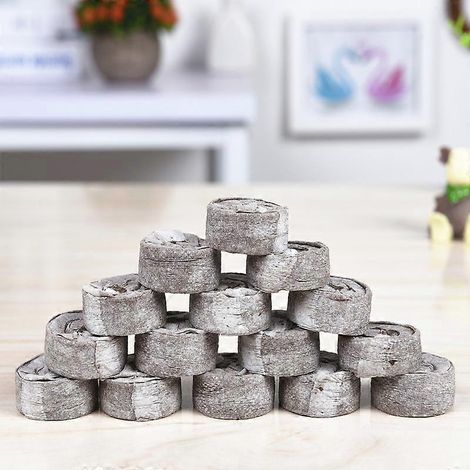 Pastilles de semis en fibre de coco pure, 30 mm, paquet de 15 - Renouvelable et non amendée - Supérieures aux pastilles de tourbe - Terreau et pot intégrés - G (1/2)