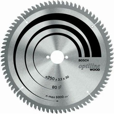 Bosch Optiline Wood lama per sega circolare 210 mm grigio