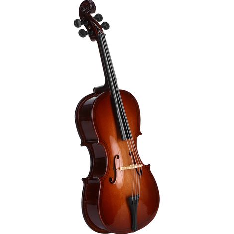 Mini violoncelle miniature, ornement, instrument de musique basse, décoration en bois, cadeau délicat (1/5)