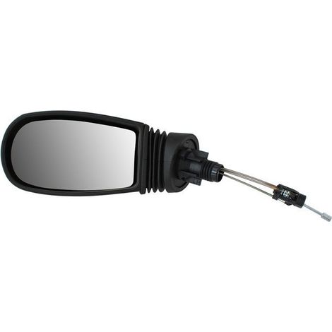 Specchietto retrovisore esterno sinistro nero, manuale, per Fiat Punto II 99-10 (1/2)