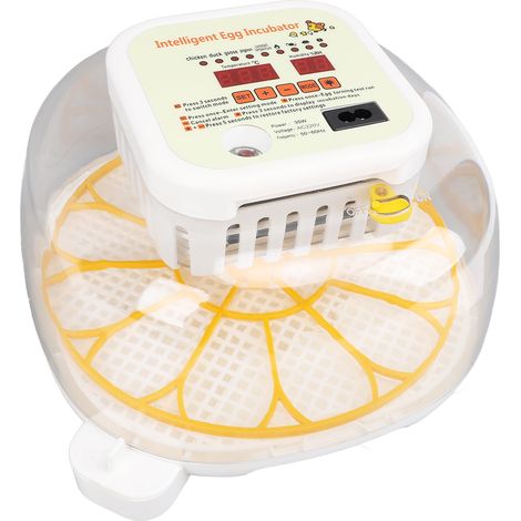 Incubateur 12 œufs avec affichage LED, contrôle de la température, retournement automatique et multifonction pour œufs de poule et de caille. Prise UE 220 V. (1/5)