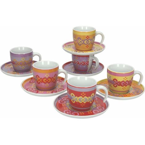 Set 6 tazze caffè con piattino Andrea Fontebasso Marrakech