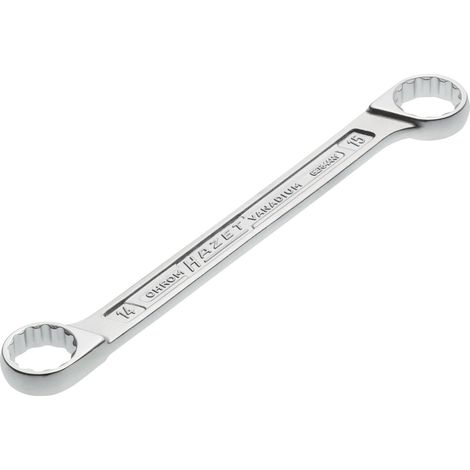 Chiave a doppio anello 610N-14X15 ∙ Profilo trazione con doppio esagono esterno ∙ AC 14 x 15 mm (1/4)