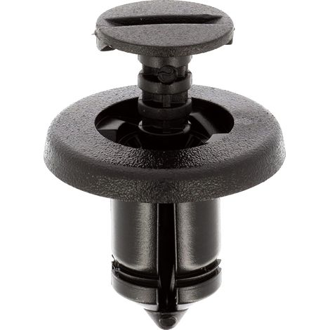 Rivets Plastique Carrosserie - Lot de 100 - Polyacétal - Fixation Trous 8,2-8,4mm - Auto Multimarque - Noir (1/5)