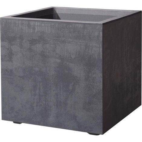 Deroma Millennium - Vaso a cubo da 49 cm pearl