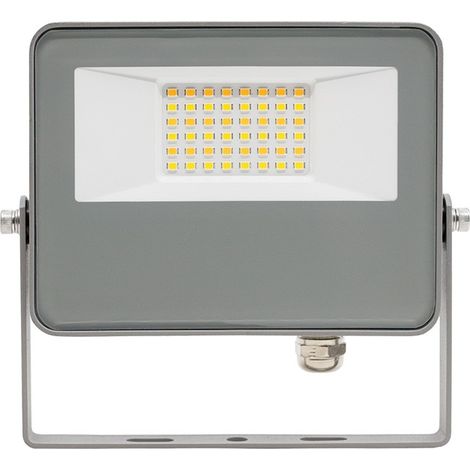 Proiettore LED da Esterno SKY 20W con Tecnologia Switch CCT 3000K/4000K/5000K, Fascio 115º, Struttura in Alluminio Argento - Beneito & Faure (1/5)
