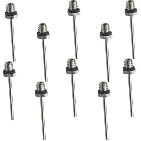 Aiguille de Pompe à Ballon, 10 Pcs Aiguilles de Pompe à Air, Aiguilles de gonflage pour Pompe à Ballon, pour Ballon de Basket-Ball, Volley-Ball, Football, Rugby (1/4)