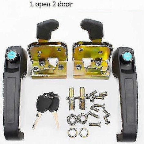 Poignée de porte en métal, pour une installation domestique et un usage quotidien, adaptée à une protection fonctionnelle et à un rangement sécurisé.-AquaForge (1/4)