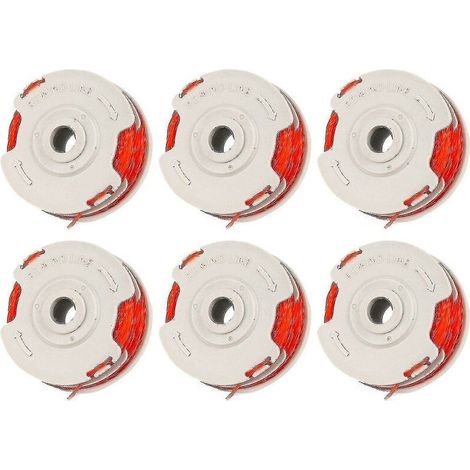 bobine et cordon de rechange pour tondeuse à cordon Fly021, paquet de 6, pour Flymo (1/2)