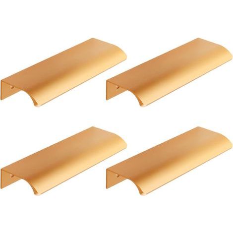 (Hole spacing: 96 mm) 6 furniture handles, concealed drawer handles, hidden door handles (1/5)