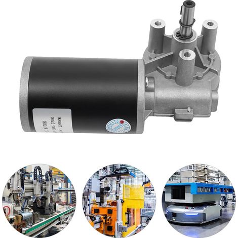Moteur à réducteur, 24V, 45W, Rapport de réduction 3:60, Vitesse nominale 160±20 RPM, Vitesse à vide 220 RPM (1/5)
