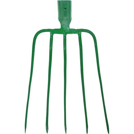 Horquilla de granja de 5 puntas, enrollada